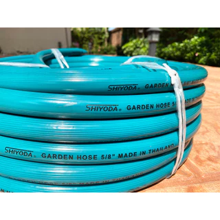[Set สุดคุ้ม] Shiyoda สายยางสองชั้น สีเขียว อย่างหนา 4หุน-5หุน ยาว 10–30เมตร แถมหัวฉีดน้ำ+ข้อต่อครบชุด ใช้รดน้ำในสวน