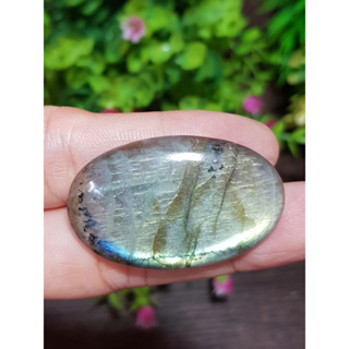 พลอย ลาบราดอไรต์ Labradorite 56.70 กะรัต (Cts.) พลอยแท้ อัญมณีมงคลประจําวันเกิด เครื่องประดับพลอย