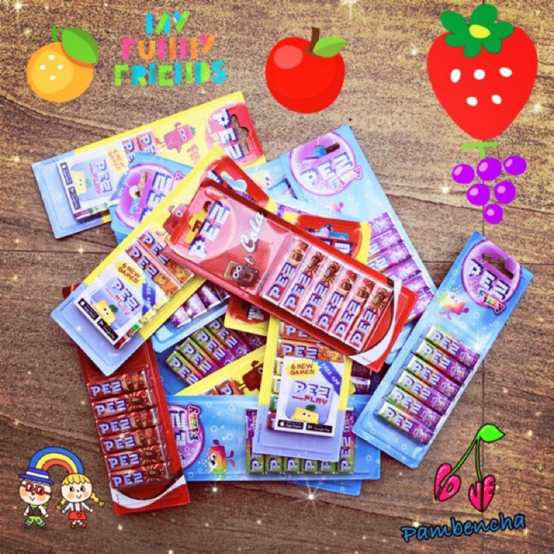 ลูกอมรสผลไม้ PEZ CANDY เพซ Set 5 ชิ้น