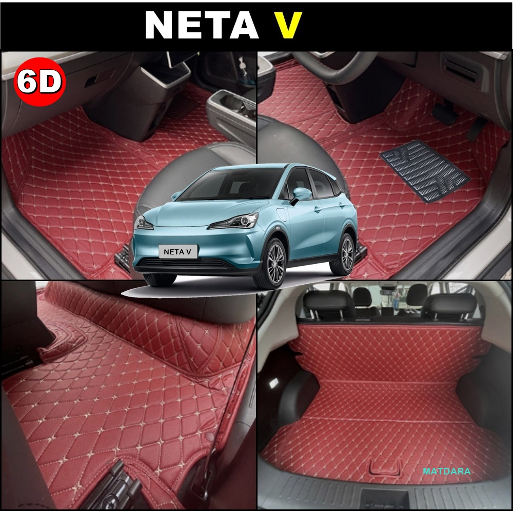 พรมปูพื้นรถยนต์ 6D NETA V พรม6D เกรดA หนานุ่ม  เข้ารูป เต็มคัน