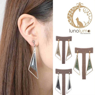 ตุ้มหูหนีบ ของใหม่ lunolumo earrings ตุ้มหู ต่างหู แบบหนีบ แบบคลิป ญี่ปุ่น ของแท้ นำเข้า ตุ้มหูหนีบ