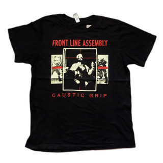 Front Line Assembly - Caustic Grip อก 22 นิ้ว ยาว 29 นิ้ว สีดำ มือสอง ของแท้