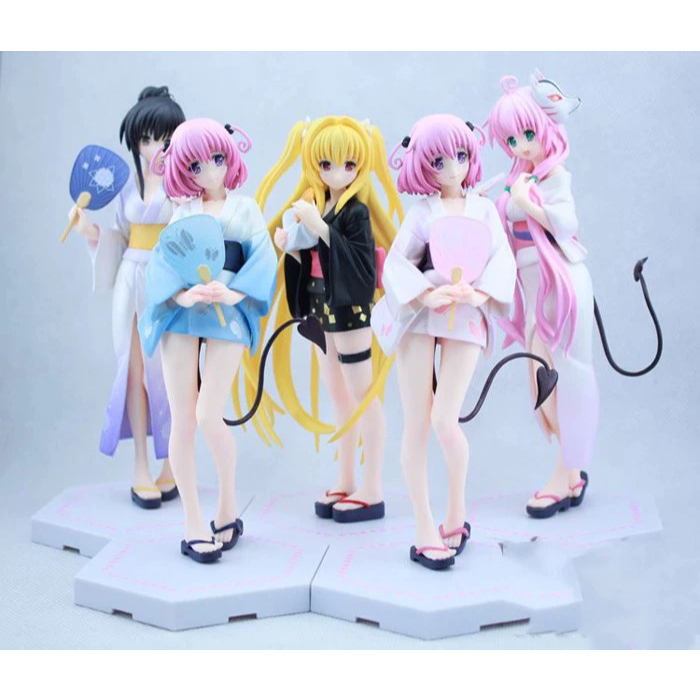 [ Figure แท้ ] #พร้อมส่ง [ มือ 1 ] To Love-Ru Darkness - Yukata Ver - Lala, Momo, Yami, Yui [ FuRyu 