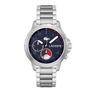 LACOSTE Watcg  รุ่น LC2011208 นาฬิกาข้อมือผู้ชาย สายสแตนเลส สีเงิน หน้าปัด 44 มม.