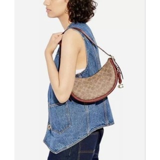 งานช็อปNEW COACH LUNA SHOULDER BAG IN SIGNATURE CANVAS (COACH CC440)