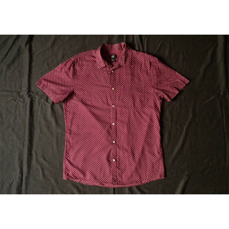 เสื้อเชิ้ต แบรนด์ H and M แท้ มือ 2