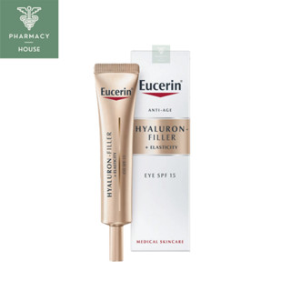 // ของแท้ฉลากไทย // Eucerin Hyaluron Filler + Elasticity EYE Cream spf20 15 ml.