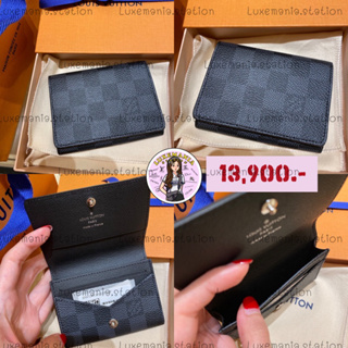 👜: New!! Louis Vuitton Card Holder Graphite‼️ก่อนกดสั่งรบกวนทักมาเช็คสต๊อคก่อนนะคะ‼️