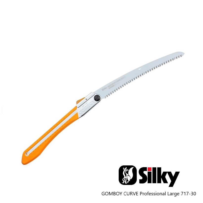 SILKY เลื่อยพับแบบโค้ง GOMBOY CURVE Professional Large 717-21,717-24,717-27,717-30 ฟันเลื่อย 210/240