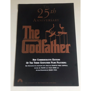 Handbill (แฮนด์บิลล์) หนัง “The Godfather” 25th Aniversary ใบปิดไทย จากค่ายวิดีโอ ราคา 129 บาท