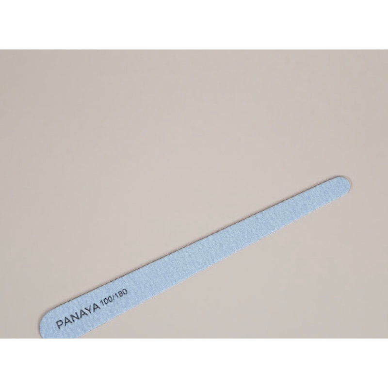 (020)ตะไบ 100/180แหลม(1ชิ้น)กริตใช้ได้ดีเข้าซอกเก็บงานเล็บได้ดี