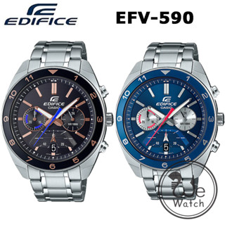 CASIO Edifice รุ่น EFV-590 นาฬิกาผู้ชาย ของแท้ Chronograph ประกัน CMG 1ปี EFV EFV590 EFV-590  EFV-590D