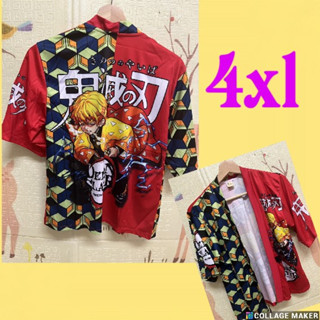 เสื้อคลุมดาบพิมาตอสูรเด็ก เสื้อคลุมสกีนลาย ( 1XL - 4XL )