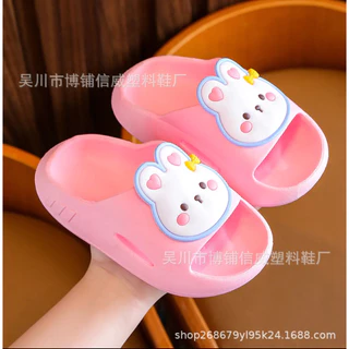 YDR036 รองเท้าแตะสำหรับเด็ก การ์ตูนกระต่ายน่ารัก ด้านล่างนุ่มลื่น สบาย ราคาถูก