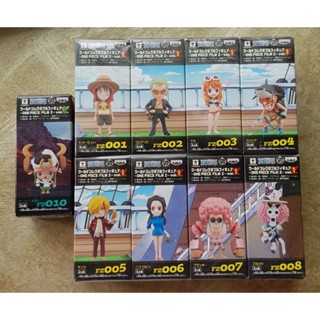 WCF One Piece Film Z Vol.1 วันพีช ฟิล์มแซด ครบชุด กลุ่มหมวกฟาง 9 กล่อง ของแท้ ของใหม่ Lot Japan งาน Banpresto ลูฟี่