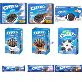 Oreo โอรีโอคุกกี้แซนวิช Wafer Roll หลายขนาด