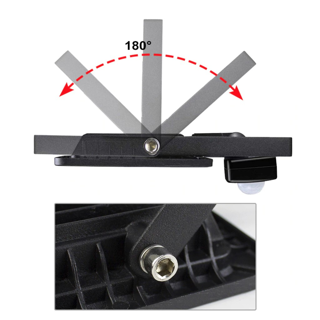 EVE โคมฟลัดไลท์ เดินผ่านแล้วติด โคมสปอร์ตไลท์  โคมกันน้ำ แอลอีดี เซ็นเซอร์ Better 10W 20w 30W 50W แสงขาว,เหลือง - รูปที่ 7