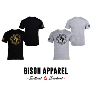 Bison Apparel เสื้อยืดลาย Dont Mess With Texas