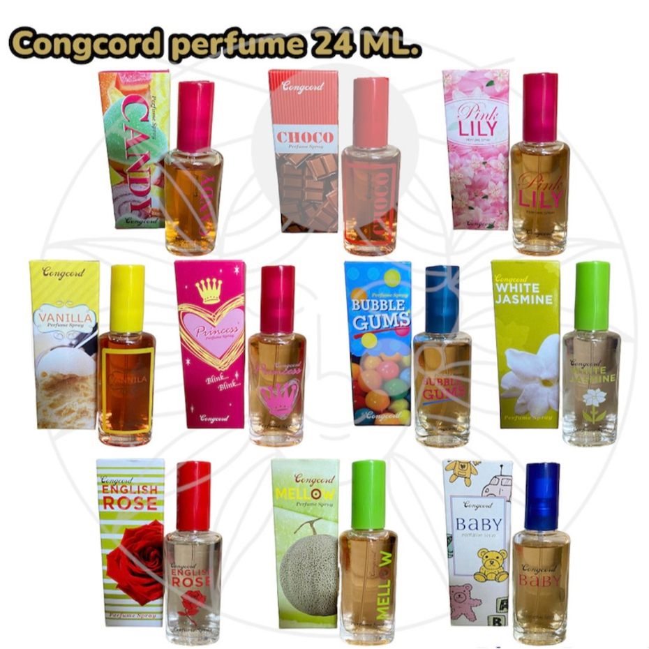 น้ำหอม ขนาดพกพา คองคอร์ด CONGCORD ขนาด 24 ml. (มีหลายกลิ่น)