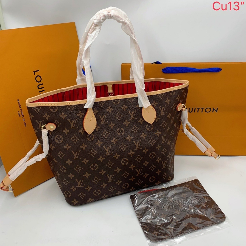 New Hot!!กระเป๋าสะพายหลุยส์ช๊อปปิ้ง กระเป๋าผู้หญิง สวยเป้ะงานดีที่สุด(พร้อมส่ง)!! งานสวยหนังดีมากรับประกัน100% #ถงผ้า