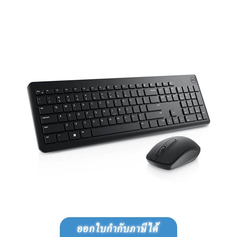 DELL KEYBOARD&MOUSE (คีย์บอร์ดและเมาส์) WIRELESS KM3322W EN-TH