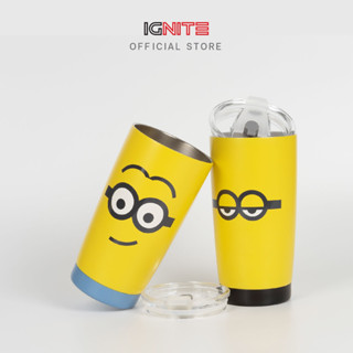 [พร้อมส่ง] IGNITE แก้วเก็บอุณหภูมิ ร้อน เย็น มินเนี่ยน Minions Stainless Tumbler  เควิน, บ็อบ,ลิขสิทธิ์แท้ 100%