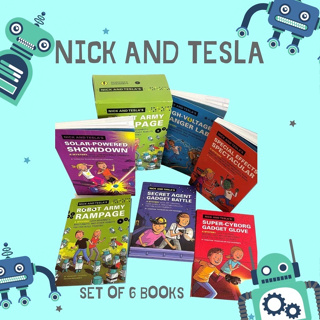 หนังสือชุด Nick and Tesla (ชุด 6 เล่ม) วรรณกรรมผจยภัยแนววิทยาศาสตร์ หนังสือเด็กภาษาอังกฤษ