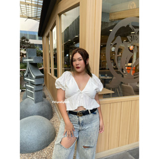 🌸Plussize🌸เสื้อคนอ้วน🌸อก 38-46 เอว ไม่เกิน 40 รอบแขน ใหญ่เบิ้ม