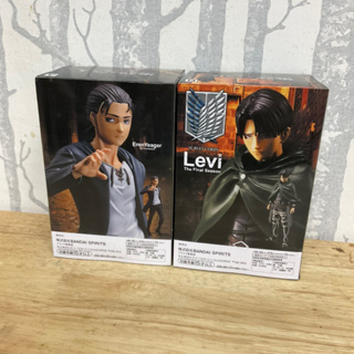 🐳pw🐳ฟิกเกอร์(มือ1/JP/พร้อมส่ง) ผ่าพิภพไททัน The final season - Eren yeager and Levi by Bandai