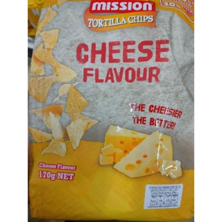 MISSION TORTILLA CHIPS - CHEESE FLAVOR B