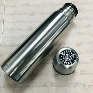 Starbucks Thailand : Stainless Steel Silver Water Bottle 16oz