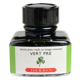 J HERBIN Fountain Pen Inks Vert pré (C13031T) / น้ำหมึกสำหรับปากกาหมึกซึม สีเขียวทุ่งหญ้า แบรนด์ J HERBIN