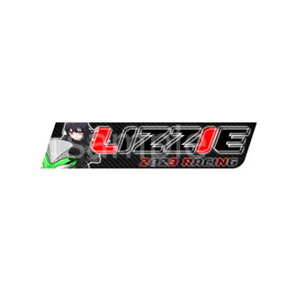 สติกเกอร์ Lizzie Racing Gen2 2PCS