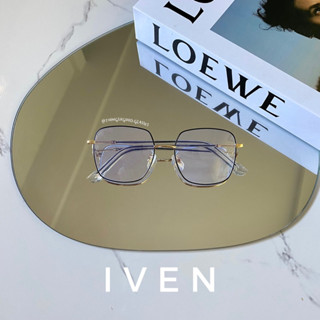 IVEN - แว่นกรองแสงสีฟ้า กรอบแว่นทรงเหลี่ยม รุ่น 101083