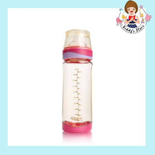 Kidsme PPSU Milk Bottle 300ml ขวดนม PPSU ขนาด 300 มล. สีชมพู