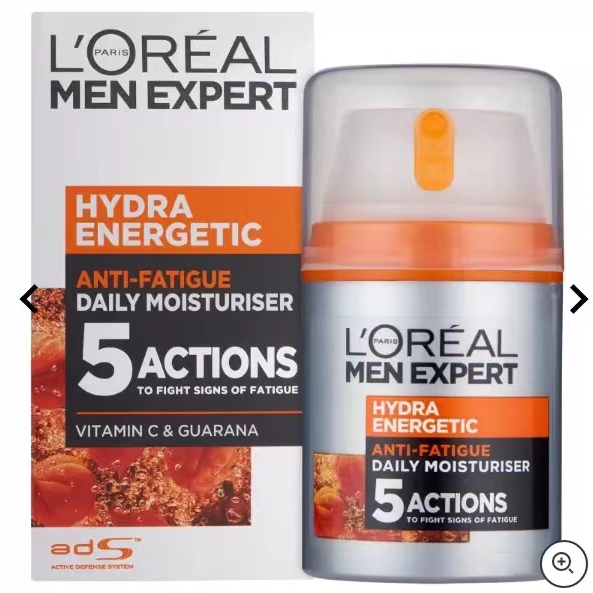L'Oreal men's energy wake-up lotion skin care oil control moisturizing moisturizing lotion face cream