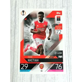 การ์ดฟุตบอล Match Attax 2022/23 ARSENAL