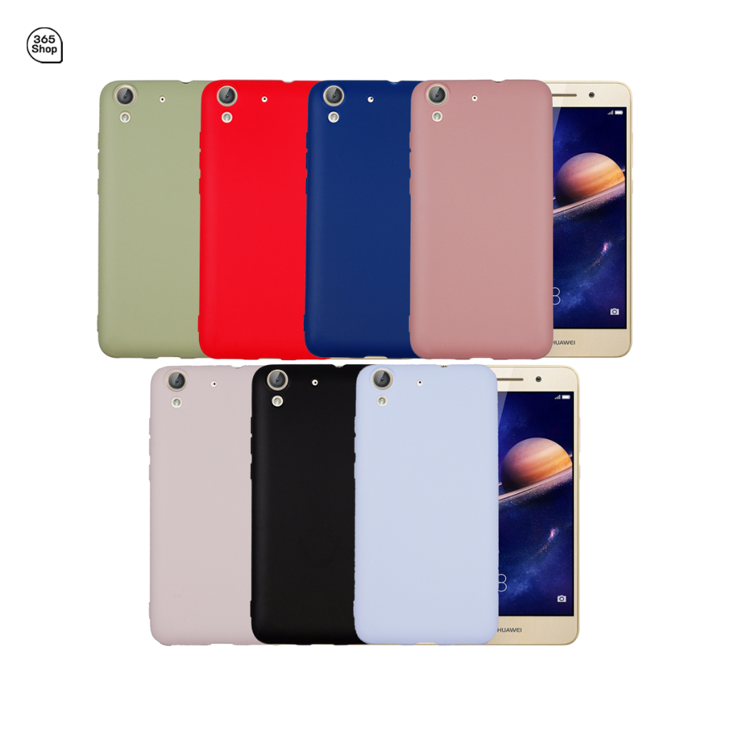 เคส สำหรับ Huawei Y6ii Y62 CAM-L21 เคสซิลิโคนนิ่ม สีพาสเทล TPU บาง