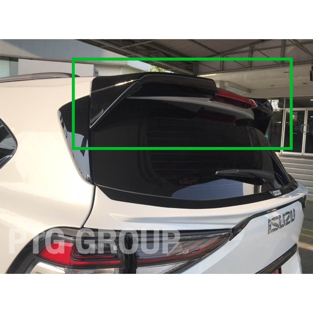 สปอยเลอร์บน MU-X 2021 2022 2024 MASATOแท้ ดำเงา