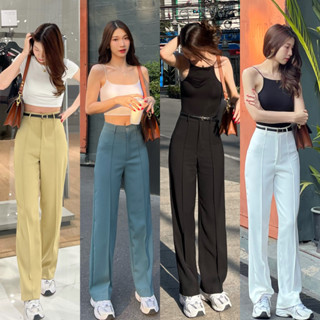 Kylie Pants 890.- กางเกงเอวสูงกระบอกกลาง ทรงสวย เก็บหน้าท้อง พรางต้นขาดีมาก