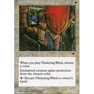 Flickering Ward การ์ด Magic The Gathering ของแท้ จากชุด Tempest