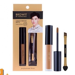 เขียนคิ้ว บายน้องฉัตร ลิควิตอาย Browit by nongchat liquid matte Eyebrows