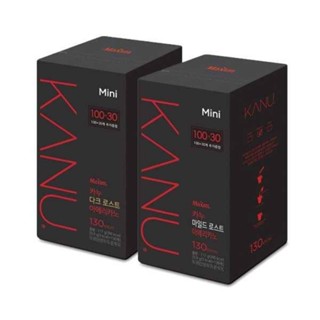 กาแฟเกาหลี Maxim KANU Mini Americano Limited edition 100 Stick + Free Gift ???