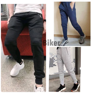 ⚡️F08⚡️กางเกงขายาวBiker[มีซิป] Jogger pants S-5XL