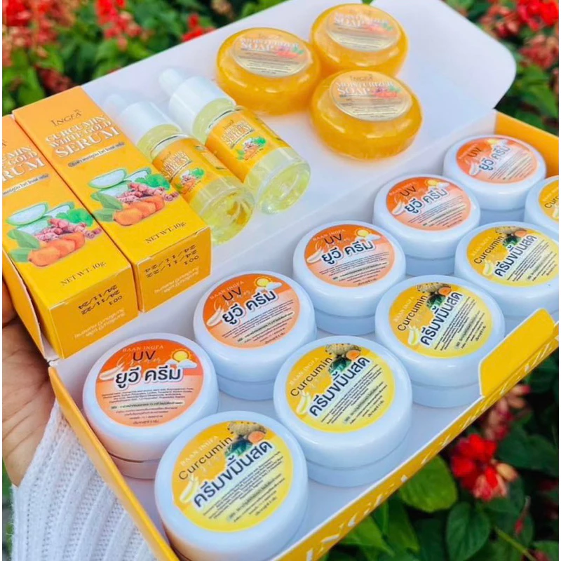 ล็อตผลิตใหม่! ครีมขมิ้นสด อิงฟ้า ของแท้100%
