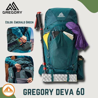 Gregory Deva 60 FF #Emerald Green (size SM) เป้เดินป่าคุณภาพสูงผู้หญิงขนาด 60 ลิตร