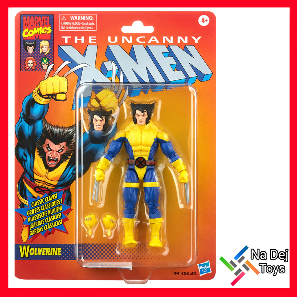 Marvel Legends Retro The Uncanny X-Men Wolverine 6″ Figure มาร์เวล เลเจนด์ส เรโทร อันแคนนี่ เอกซ์-เมน วูลฟ์เวอรีน 6 นิ้ว