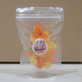[Hamsterth]ผลไม้อบแห้ง4 ชนิด ขนมแฮมสเตอร์ ขนมสัตว์เลี้ยง