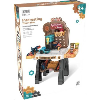 Construcktion Area Dough Set ชุดโต๊ะก่อสร้าง 45 ชิ้น รุ่น 8132/392257