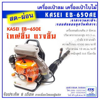 เป่าลม KASEI EB650AE เครื่องเป่าใบไม้